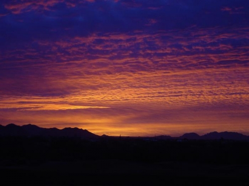 An Arizona sunrise !!!!!!