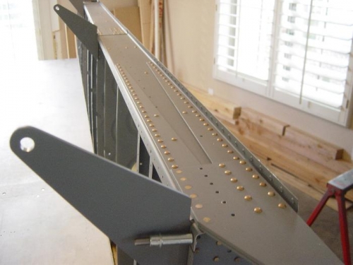 All done, tomorrow top wing skin