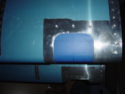 Lens trimes and installed (keeping the tape over it for now)