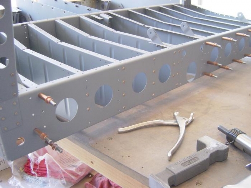 Match dril the Rear Seat ribs to the Fuse bulkhead assembly