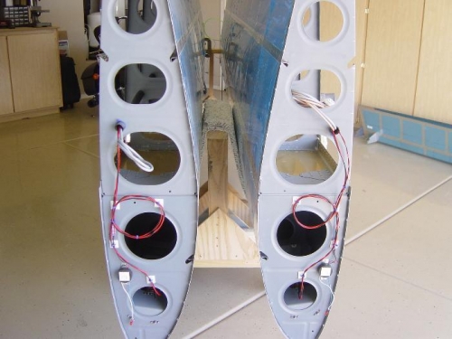 LED powerpucks riveted.Duckworks landing lites connected, strobes ready w.mate n lock, Nav coax run