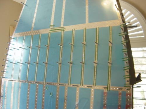 The Rear Seat Ribs Riveted