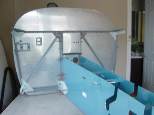 Fwd fuse ribs clecoed and Match drilled