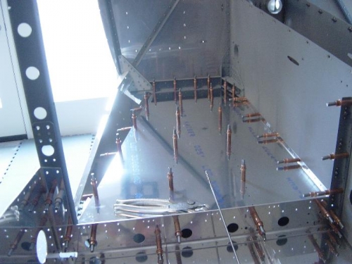 Floor panels match drilled