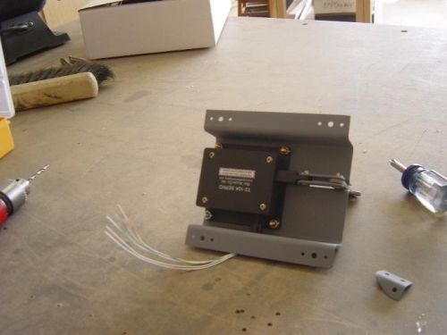 Servo motor installed