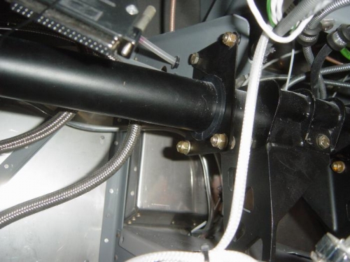 Installed Control Approach rudder pedal center support