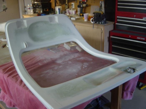 Additional prep of pilot door perimeter