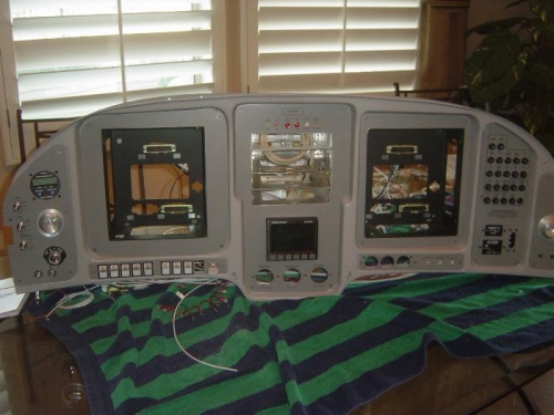 All sub panels remounted and harness reconnected