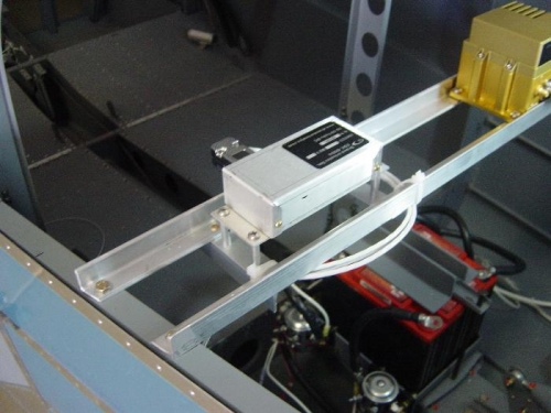 Dynon D10A remote mag sensor mounted