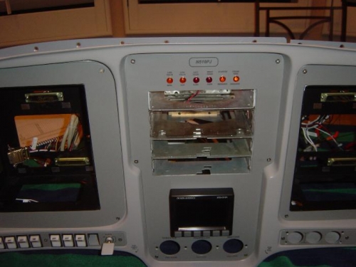 LED annunciator lights installed