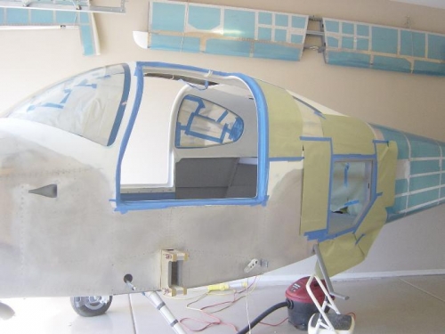 Prepped and masked for the Big event