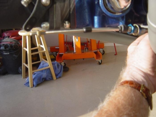 you can just barely see the tapped holes for the adel clamps.