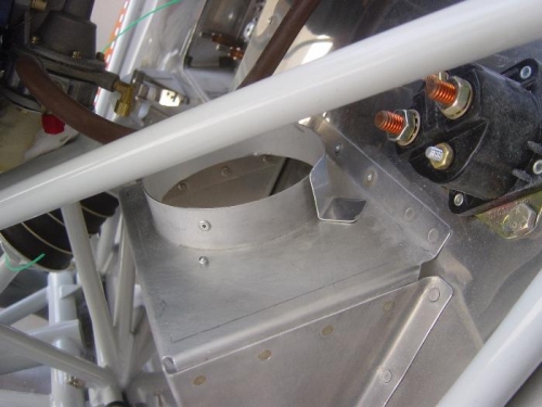 Reinforced the scat attach ring w simple brackets pop riveted in place