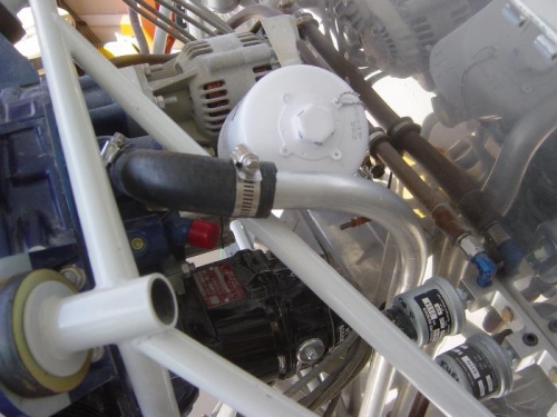 Oil brether tube installed w/ 1/2