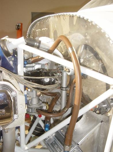 Remaining oil lines connected