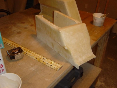 Filed sanded and patched w/ flox