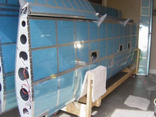 All finished with wing skins