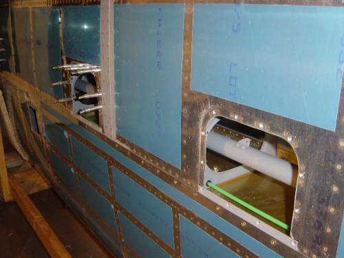 installing nutplates in access panels.