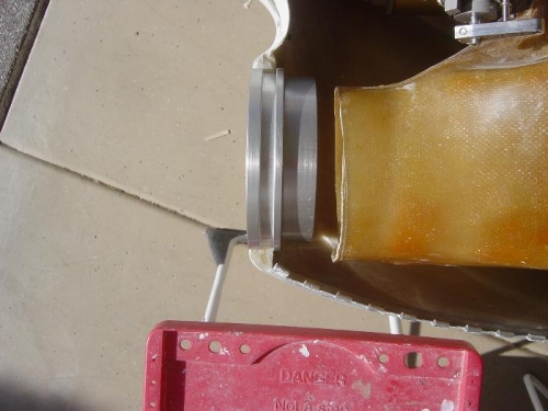 Slight alignment issue between plenum and cowl Left side