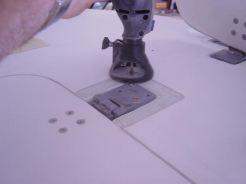 Dremel routing an area to accept the hinge covers