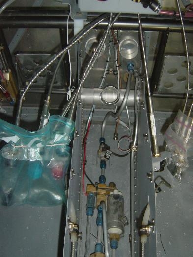 Fuel flow connected to EIU, Fuel pump wires extended, and Transponded antenna installed