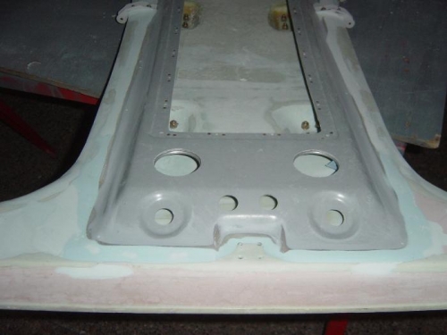 Front portion of console