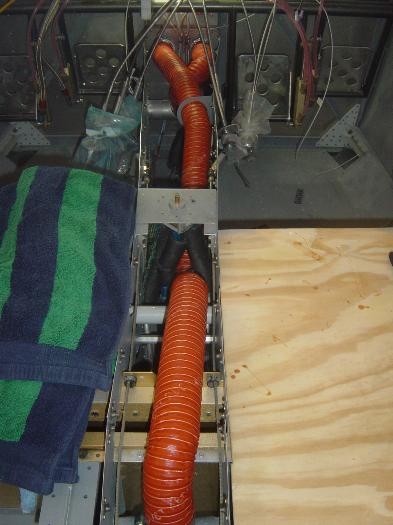 Heat ducts run and tunnel ready for closing