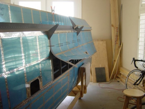 On to the outboard skin