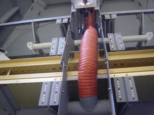 Rear Seat Heater Scat temporarily installed.