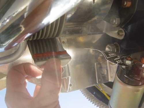 RTV 'cushion' for cyl head baffles