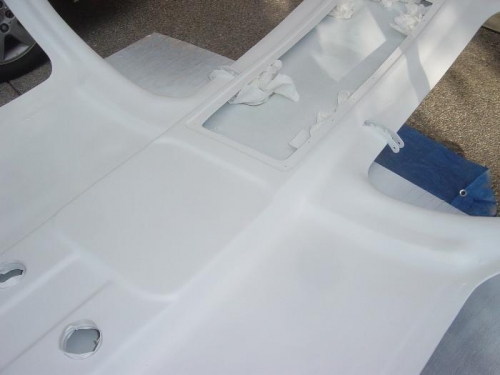 1st coat of UV Smooth Prime applied