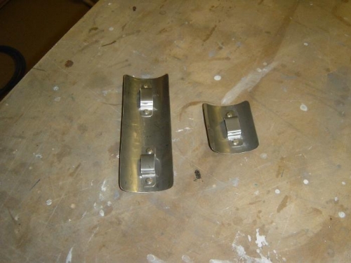 Fabbed some heat shields from stainless steel