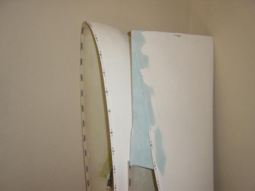 Wing tips finished and ready for paint