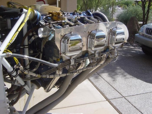 Right cylender bank wired and secured