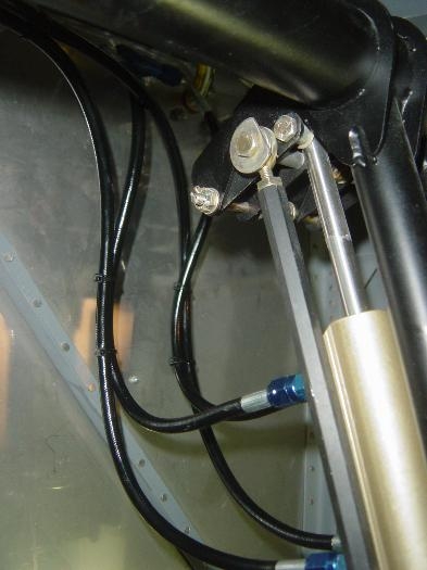 Bonaca Braided SS / Teflon brake lones right side