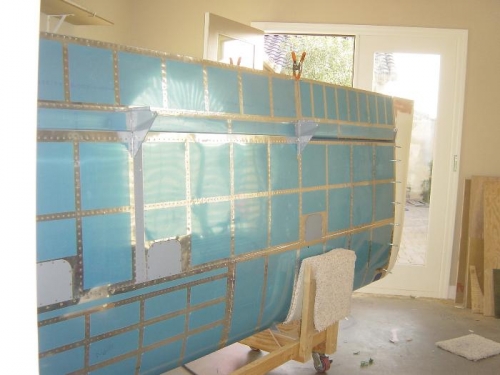 Wings all done! ready for hanger storage and paint prep.