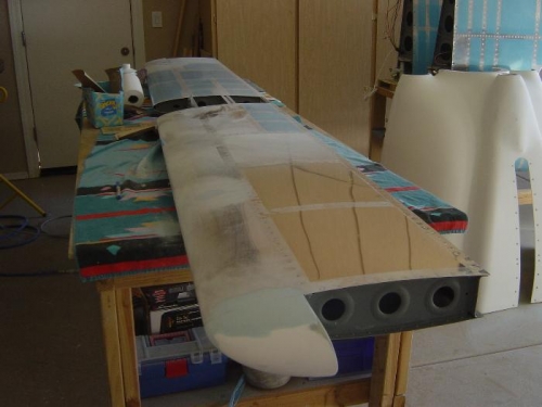 Horizontal stab top side Left fairing