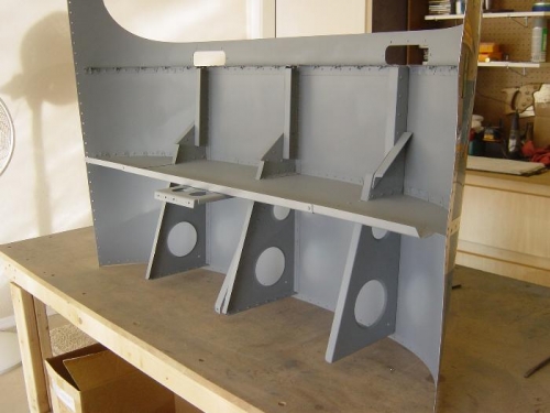 Instrument Attach flanges riveted