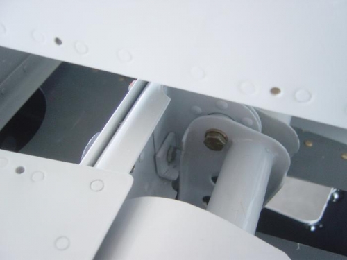 control stop fitted and attached