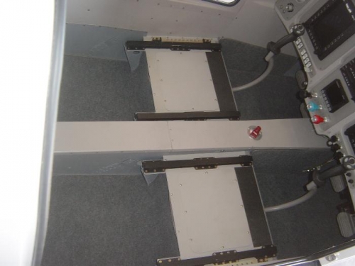 Front and rear footwells installed