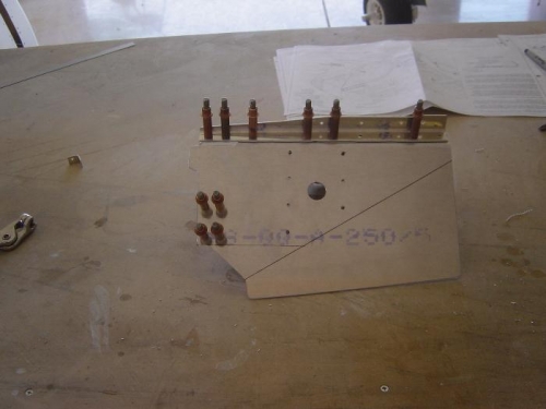 Fwd portion of #2 cyl fabbed from .090