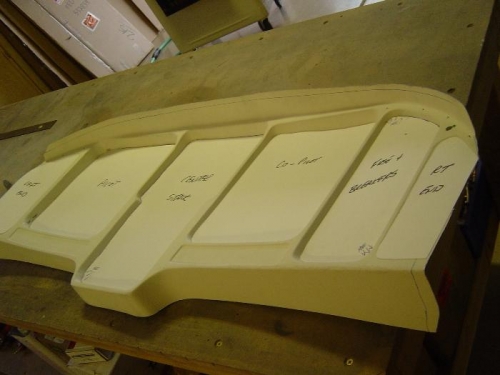 Made posterboard templates to cut out the .0625 inserts