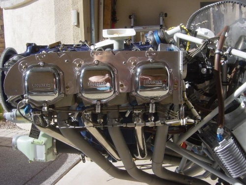 LEft Cylinder bank EGT & CHT probes wired