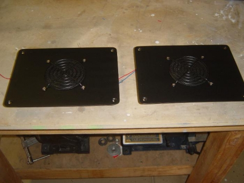 'Defrost' fans installed in upper fwd fuse access panels