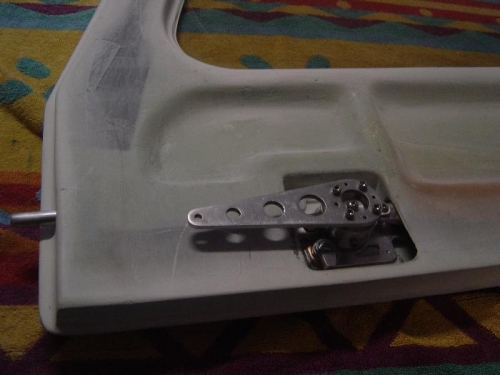 Door handle installed w/ 1/4