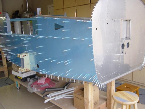 Right side skin match drilled