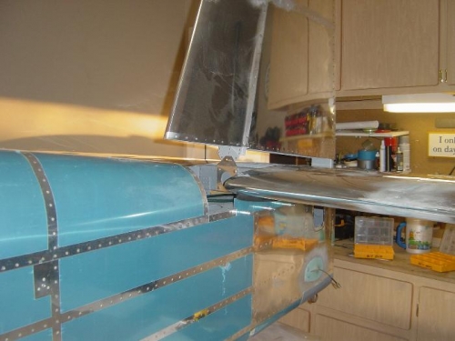 Horizontal and Vertical stabs reattached