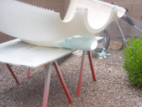 What it will look llike when mounted on the plane.