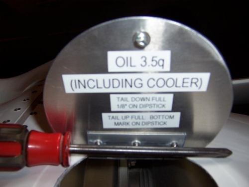 From 7/4 - oil fill door labels.