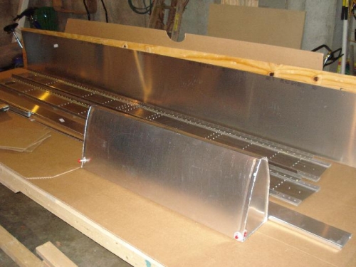 Tank, Spars and Skins in garage